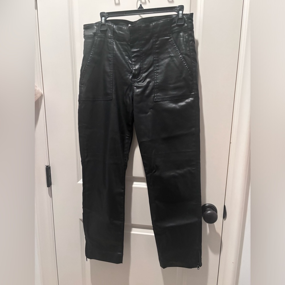 Kut from the Kloth coated black pants